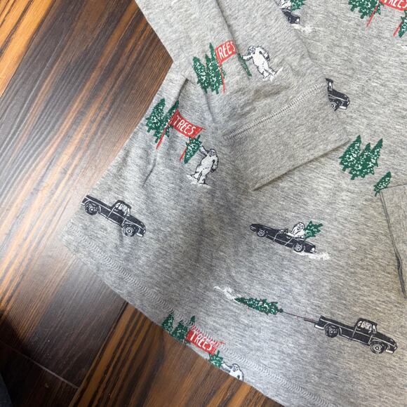 J Crew Two Piece Christmas Print Pajama Pants Set Size S - Picture 3 of 13